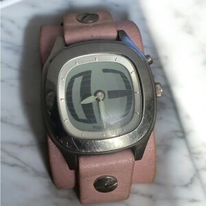 Fossil Women’s Pink Watch Wide Band
